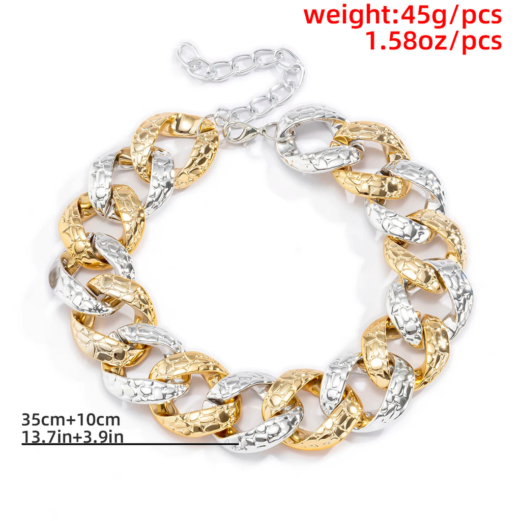 Punk Overdrevet CCB Kæde Halskæde - Retro Gothic Choker