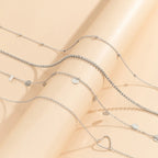 Boho Vintage Taljekæde - Krystal Pailletter Hjerte Vedhæng