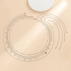 Boho Vintage Taljekæde - Krystal Pailletter Hjerte Vedhæng