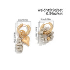 Retro Hjerte Halskæde - Flerlagsperler i Uregelmæssig Stil