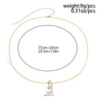 Boho Perle Taljekæde - Retro Navlepiercing Guld Kropskæde