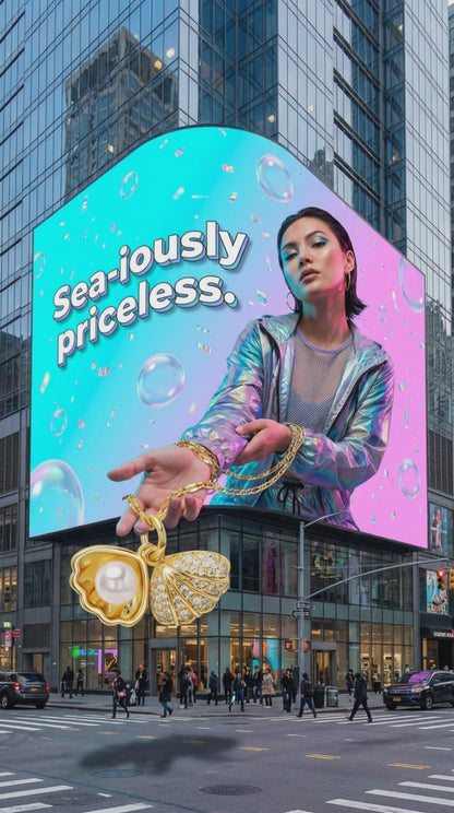 Golden Shell Pendant