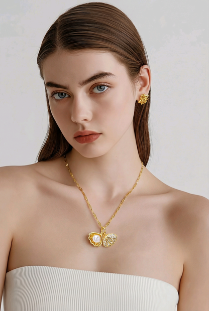 Golden Shell Pendant